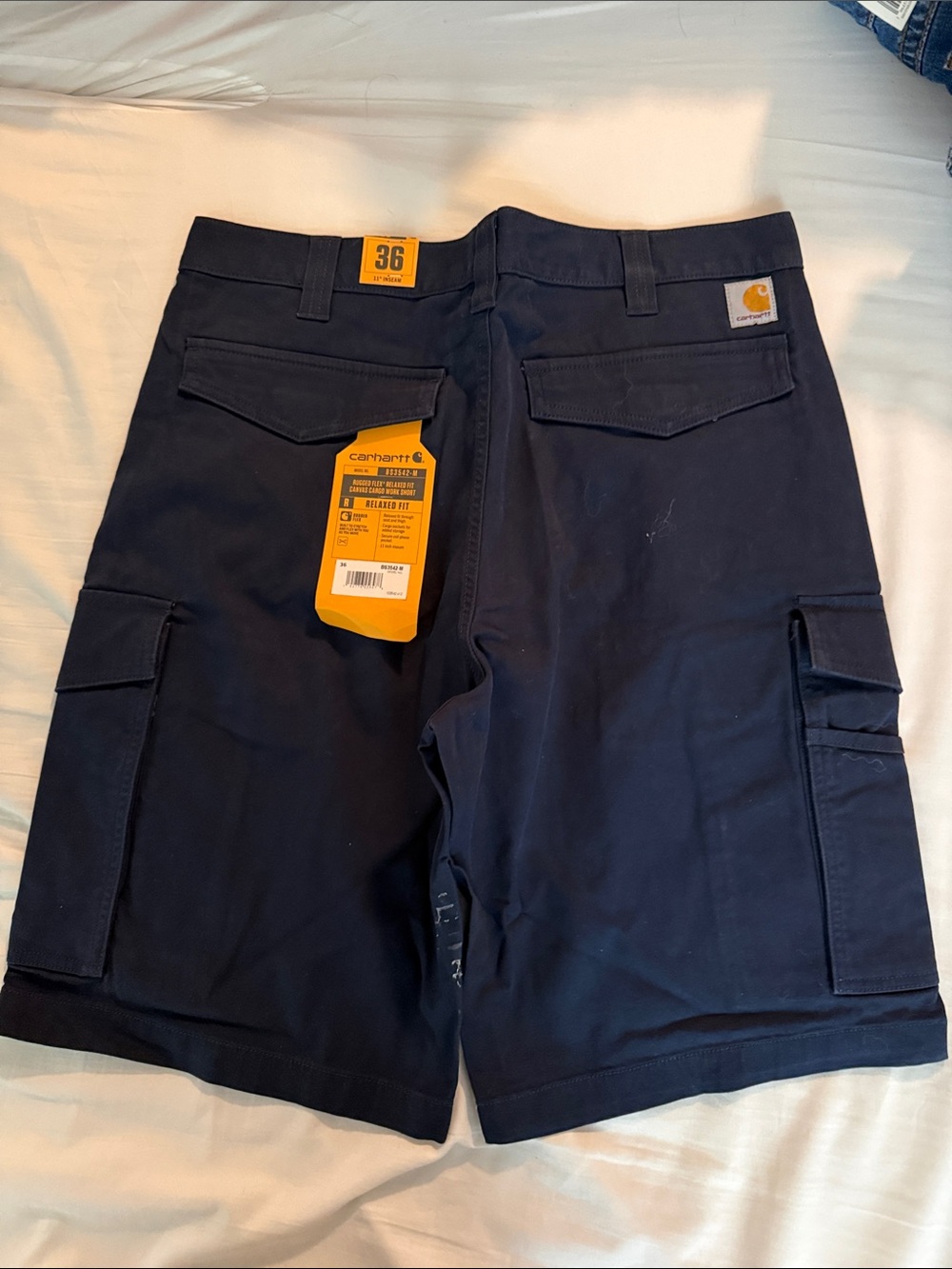 Carhartt Men’s Dark Navy Cargo Work Shorts